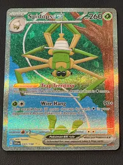 Spidops EX 243/198 SV01 Scarlet & Violet Base Pokemon TCG Near Mint Condition - Image 1