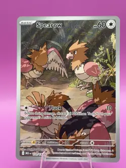 Spearow 151/132 Illustration Rare Mega Evolution Near Mint Pokemon NM English - Image 1