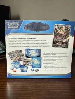 Factory Sealed Pokemon TCG Stellar Crown Elite Trainer Box (ETB) - Image 2