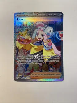 Iono 269/193 Sv02: Paldea Evolved Pokemon TCG Special Illustration - Image 1