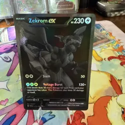 Pokemon TCG - Zekrom Ex #172 - Black Bolt Illustration Rare Pack Fresh NM - Image 1