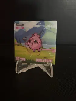 Pokemon Eif origin Gameboy Lenticular Igglybuff- Wiggletuff #HH - Image 1