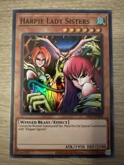 Yu-Gi-Oh! TCG Harpie Lady Sisters Metal Raiders MRD-EN009 Unlimited Super NM - Image 1