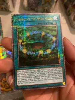Yugioh Opening of the Spirit Gates Quarter Century Secret Rare MP24 - Image 1