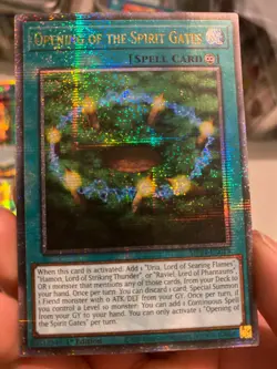 Yugioh Opening of the Spirit Gates Quarter Century Secret Rare MP24 - Image 2