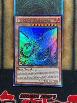Yugioh Infernoid Devyaty CROS-EN032 Ultra Rare LP - Image 1