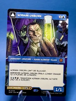 Norman Osborn 0220 Marvel's Spider-Man Mythic MTG SPM EN M Near Mint Card - Image 1