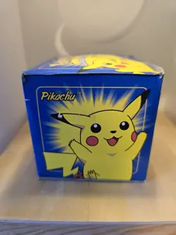 Pokemon Burger King 23k Gold Plated Trading Card PIKACHU Sealed In blue Box - Image 2