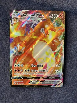 Pokemon TCG Charizard VMAX Darkness Ablaze Holo Card 20/189 - Image 1