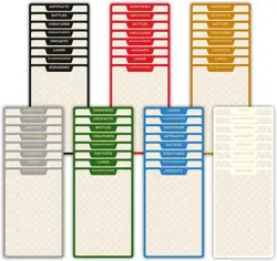 MTG Card Dividers for Storage Boxes - 2 Pack Trading Card Organizers - Image 1