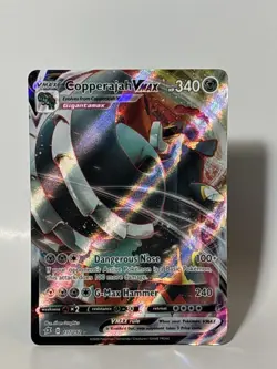 Pokemon TCG Copperajah VMAX Holo Ultra Rare Card Rebel Clash 137/192 - Image 1