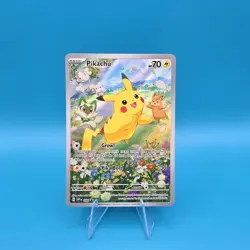 Pokemon Card TCG - Pikachu SVP 088 Black Star Promo 88 Paldea Adventure Chest NM - Image 1