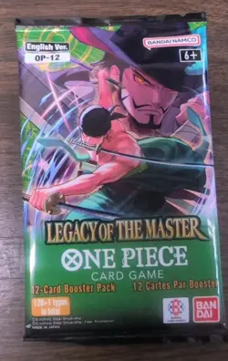 [ENG] 1 One Piece Card Game Legacy of the Master OP-12 Booster Pack (12 Cards) - Image 1