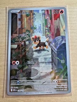 Litleo 139/132 Illustration Rare Pokemon Card Mega Evolutions - English TCG - Image 1