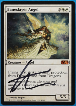 Baneslayer Angel Magic 2010 / M10 NM Mythic Rare SIGNED CARD (504713) ABUGames - Image 1
