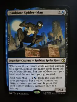 Symbiote Spider-Man NM Marvel's Spider-Man MTG FREE SHIPPING - Image 1