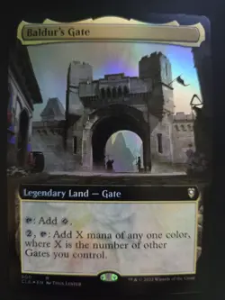 Baldur's Gate NM FOIL EXTENDED ART Battle for Baldur's Gate MTG FREE SHIP - Image 1
