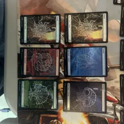 MTG - Marvel Spider-man - Basic FOIL and non-foil land set. 20 spiderweb 22 foil - Image 3
