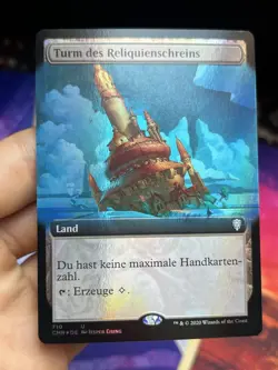 GERMAN Extended Art Foil • Reliquary Tower • NM • Mtg (1853) - Image 1