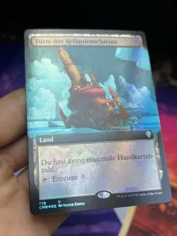 GERMAN Extended Art Foil • Reliquary Tower • NM • Mtg (1853) - Image 2