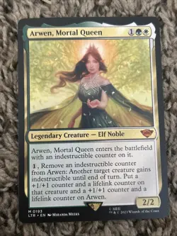 Arwen, Mortal Queen, the Lord of the Rings, MTG NM/M - Image 1