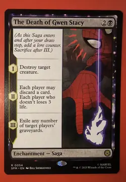 MAGIC,MTG: SPIDER-MAN, THE DEATH OF GWEN STACY, 0054, REGULAR, RARE , NM, SPM - Image 1