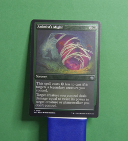 MTG MAT: Animist's Might (Sorcery) MOM: The Aftermath Uncommon Etched Foil 0120 - Image 1