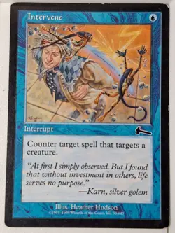 Intervene - Urza's Legacy - Magic the Gathering MTG Nice! - Image 1