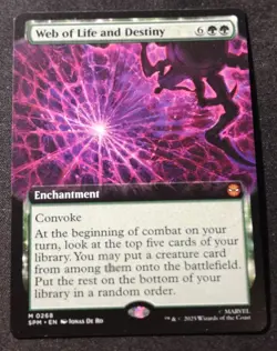 Web Of Life And Destiny - Extended Art - SPM - MTG - EN - NM - 0268 - Image 1