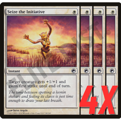 MTG Seize the Initiative (Scars of Mirrodin) 20/249 (NEAR MINT) (4X) - Image 1