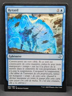 Delay Time Spiral Remastered FRENCH "RETARD" MTG Magic: The Gathering LP - Image 1