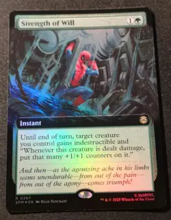 Strength Of Will - Foil - Extended Art - SPM - MTG - EN - NM - 0267 - Image 1