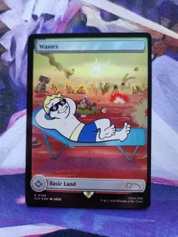 MTG Secret Lair - Fallout - Wastes FOIL NM - Image 1