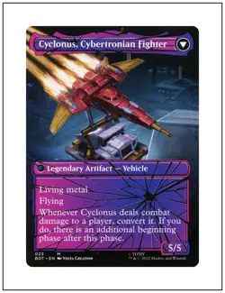 1x Cyclonus, the Saboteur, Shattered Glass Borderless Art, Magic, MTG NM - Image 2