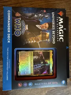 MTG Doctor Who Masters Of Evil Commander Deck SEALED - Image 1
