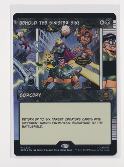 MTG x Marvel's Spider-Man Behold the Sinister Six! (0221) (Foil) - NM / M - Image 1