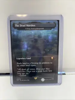 MTG The Dead Marshes Borderless #375, Tales of Middle Earth Commander Pack Fresh - Image 1
