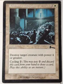 Radiant's Judgment - Urza's Legacy - Magic the Gathering MTG Nice! - Image 1