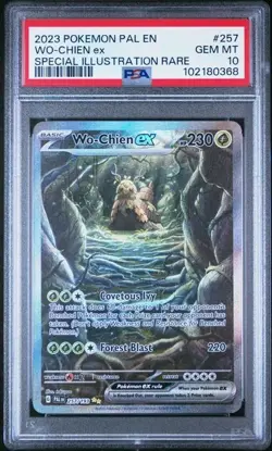PSA 10 WO-CHIEN EX 257 PALDEA EVOLVED SIR POKEMON GEM MINT - Image 1