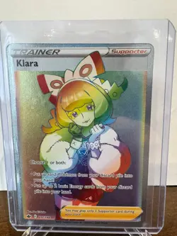 Klara 217/198 Rainbow Rare Chilling Reign Near Mint Pokemon TCG - Image 1