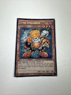 Yugioh: Junk Synchron (LC5D-EN002) Secret Rare Foil 1st Edition NM - Image 1