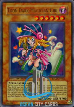 Yugioh JUMP-EN010 Toon Dark Magician Girl Ultra Rare Limited Edition NM - Image 1
