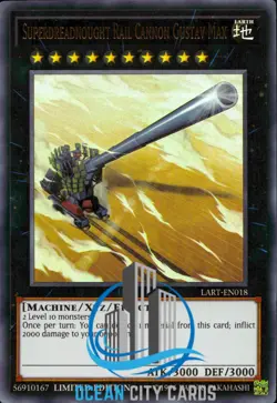 Yugioh Superdreadnought Rail Cannon Gustav Max LART-EN018 Ultra Rare - Image 1