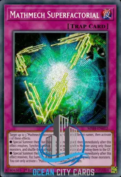 Yugioh Mathmech Superfactorial MYFI-EN012 Secret Rare 1st Edition - Image 1