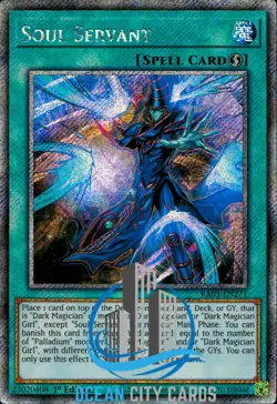 Yugioh Soul Servant RA03-EN271 Platinum Secret Rare 1st Edition - Image 1