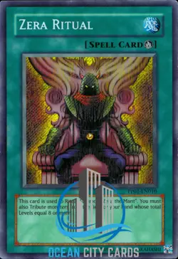 Yugioh PP01-EN010 Zera Ritual Secret Rare MISPRINT ERROR - Image 1