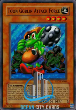 Yugioh DL7-EN001 Toon Goblin Attack Force Super Rare NM - Image 1