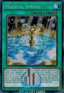 Yugioh Magical Spring MP15-EN108 Secret Rare 1st Edition - Image 1