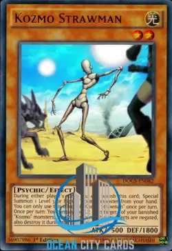 Yugioh Kozmo Strawman DOCS-EN082 Ultra Rare 1st ED - Image 1