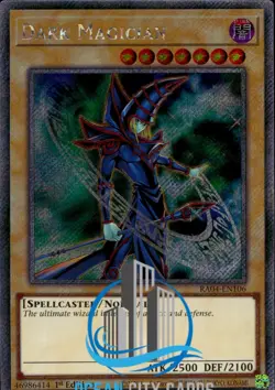 Yugioh Dark Magician Alt Art 2 RA04-EN106 Platinum Secret Rare 1st Edition - Image 1